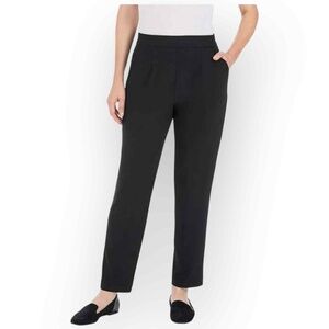 NWT Hilary Radley Women’s Pull-On Slim Pants Black Size XXL D4598-E2247